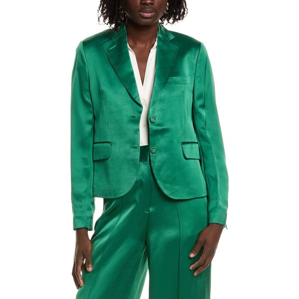 Officine Générale Womens Officine Generale Charlene Blazer, Green